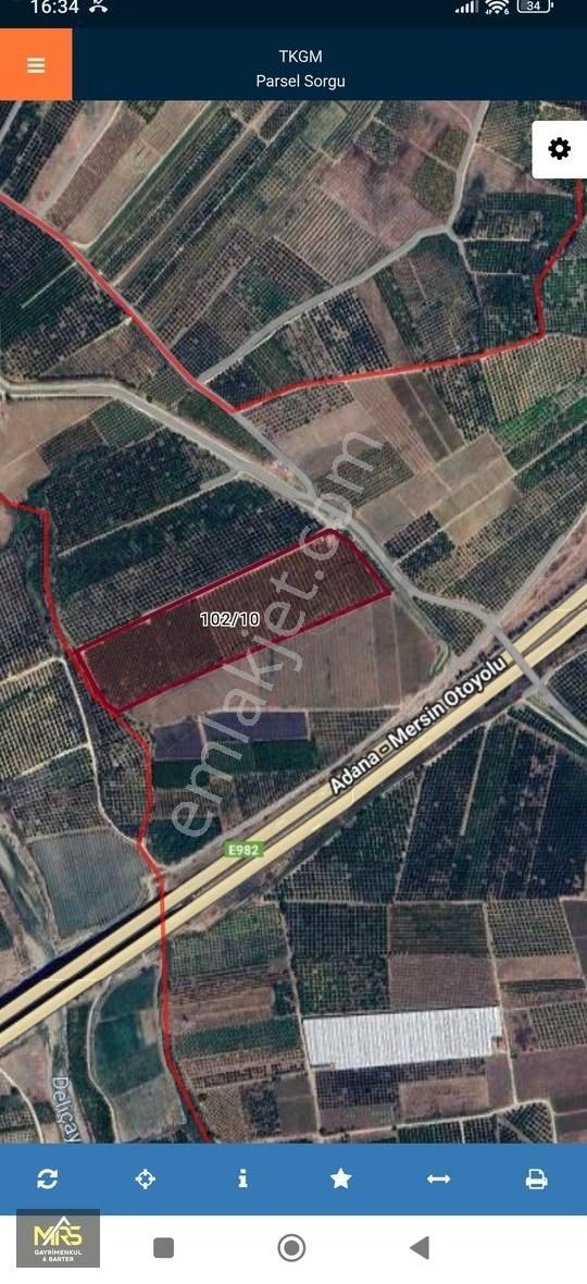Mrs Gayrimenkulden Akdenizde Otobana 150metre Mesafede 39dönüm - Görsel 3