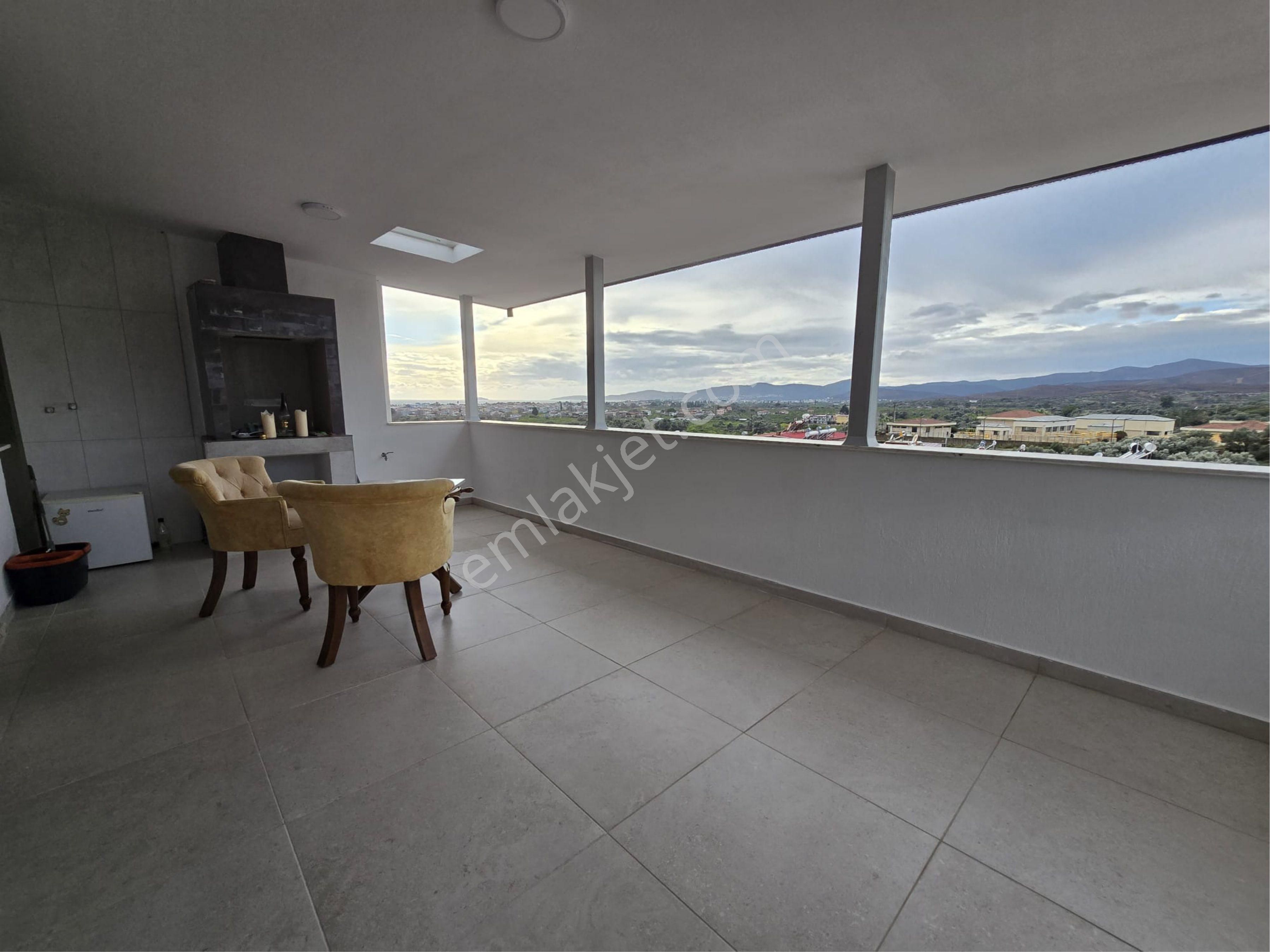 İzmir Seferihisar Ürkmez De Satılık Geniş Bahçeli 3+1 Yazlık Villa - Görsel 19