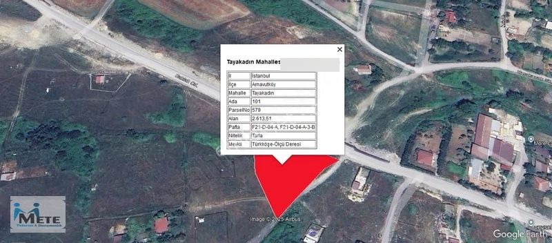 Arnavutköy Tayakadın Mah.'sinde 220 M² Satılık Hisse Tarla - Görsel 7