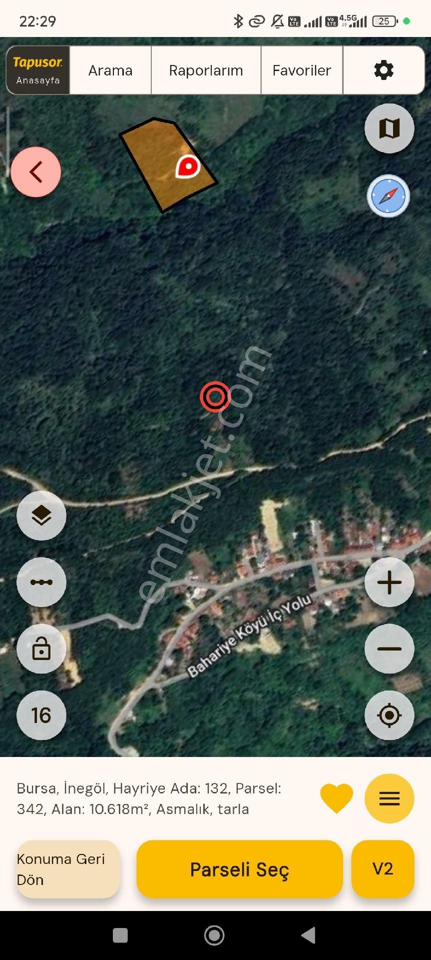 Bursa İnegol Hayriye Köyü 10.618 M2 Satilik Degerinin Altinda - Görsel 6