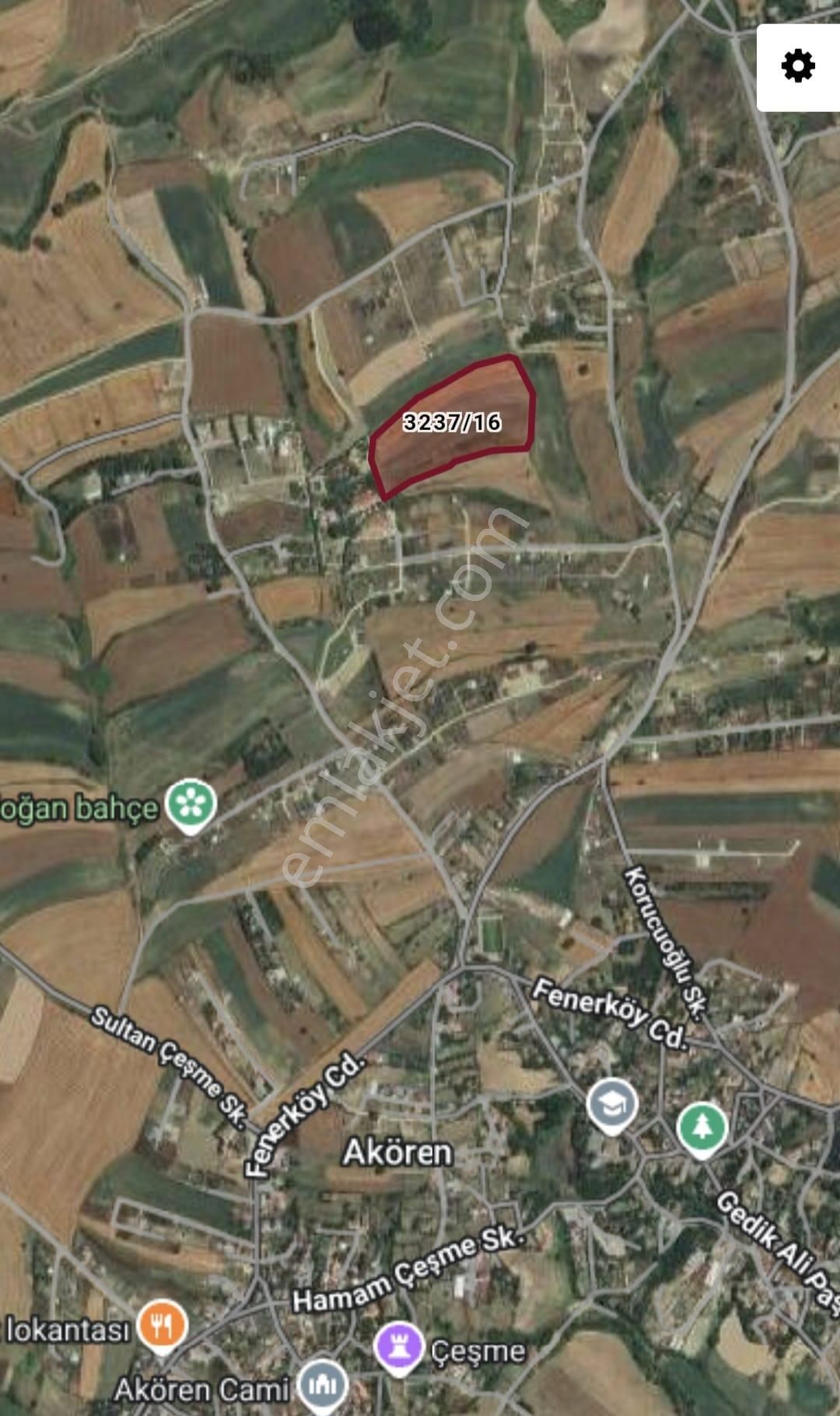 Necati Kurt Remax/ Silivri Akören'de Satılık Yatırımlık Arazi