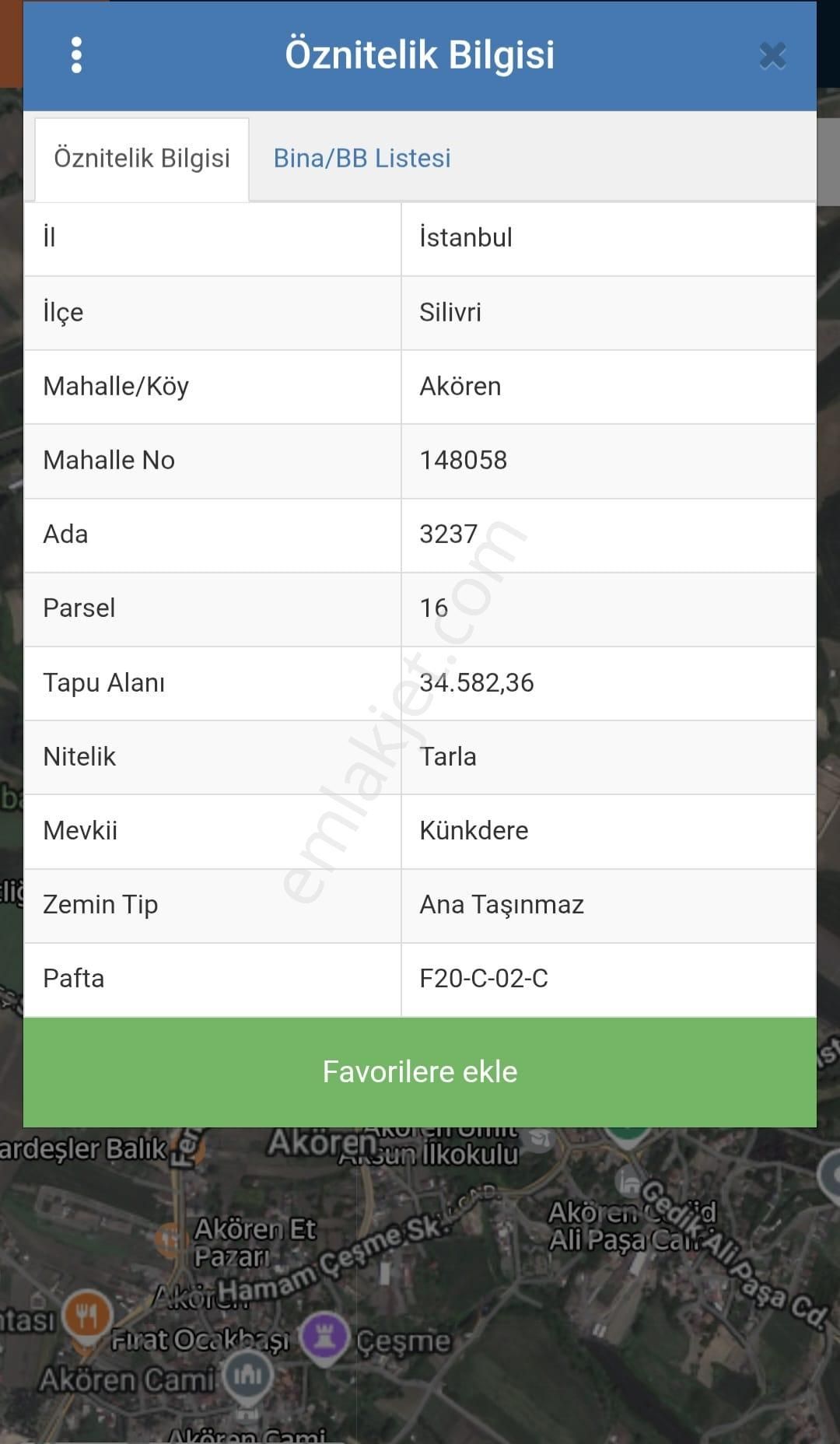 Necati Kurt Remax/ Silivri Akören'de Satılık Yatırımlık Arazi - Görsel 7