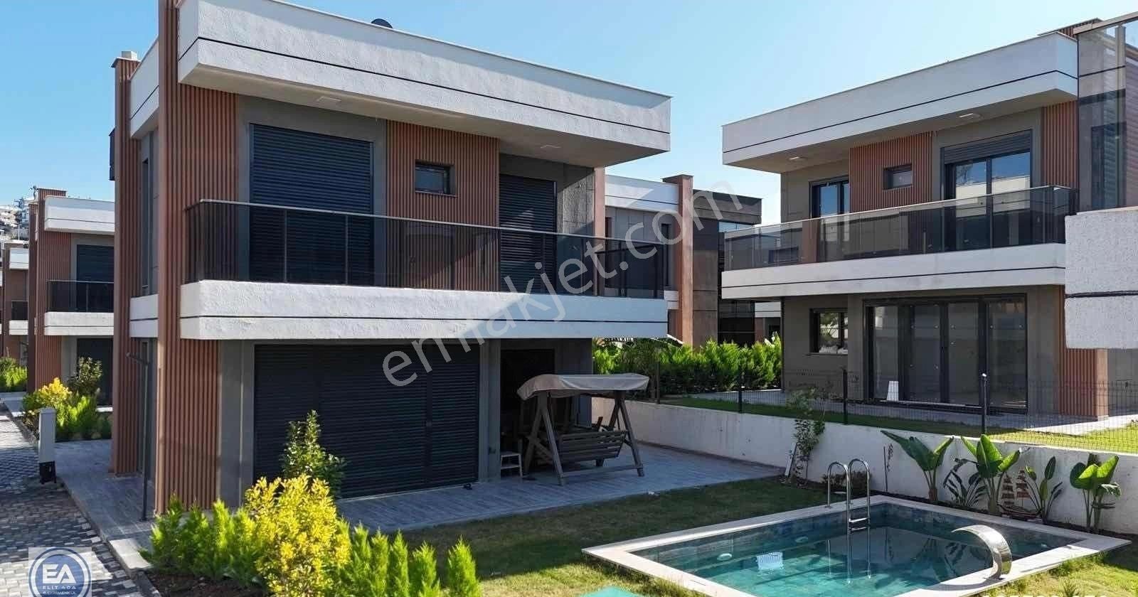 Karaova Da Özel Havuzlu Deniz Manzaralı Eşyalı Lüks Villa - Görsel 9