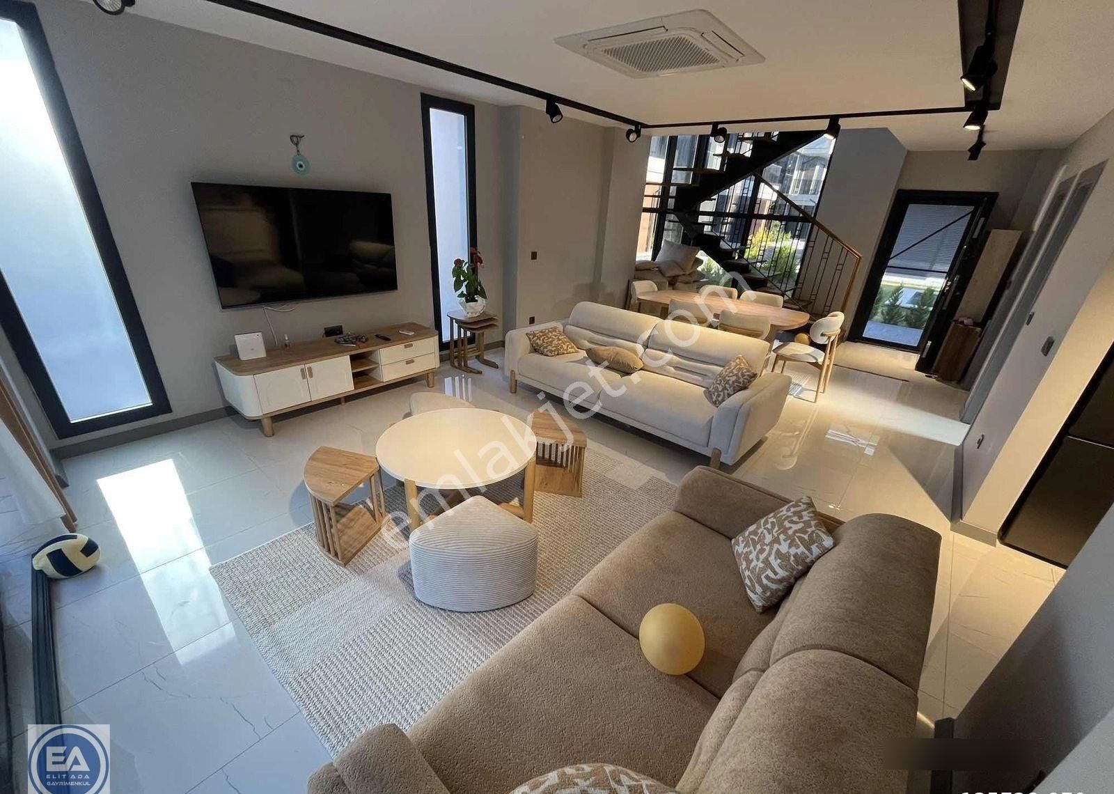 Karaova Da Özel Havuzlu Deniz Manzaralı Eşyalı Lüks Villa - Görsel 18