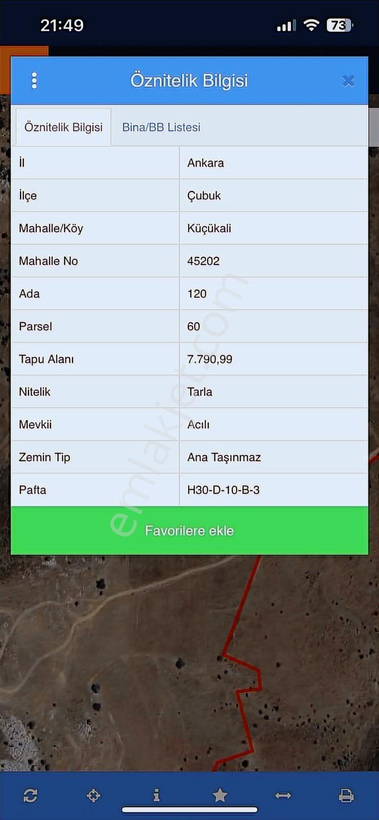 Nova'dan Çubuk Küçükalide,mera Yanında 7790 M2 Tarla-fiyat Düştü - Görsel 4