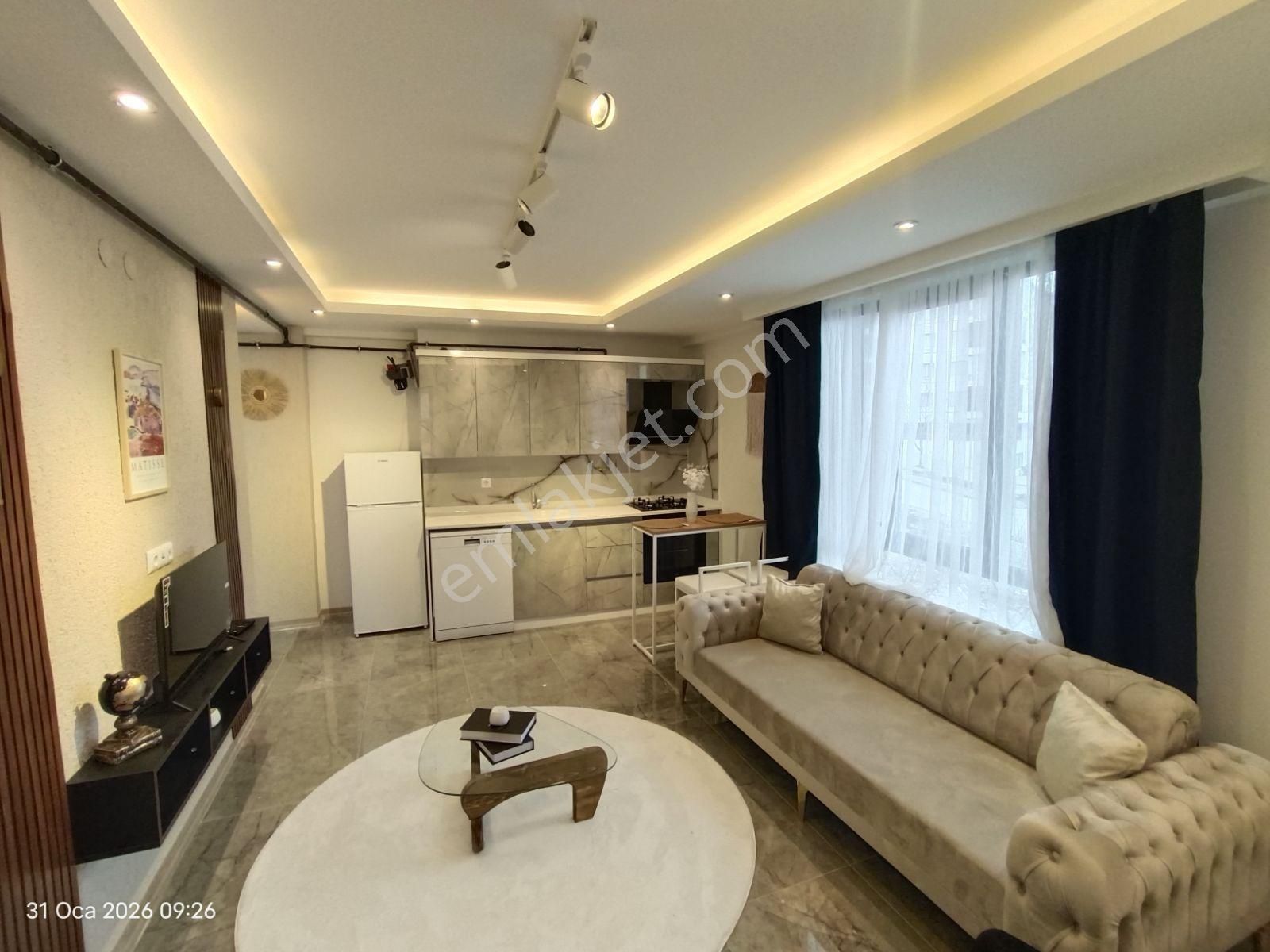 Truva/ahmet Kömürcü'den Tramvaya Çok Yakın Lüks Eşyalı 1+1 Daire - Görsel 18