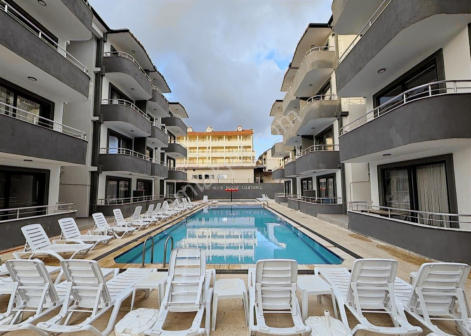 Side'de 1+1 75m² Yenilenmiş / Sıfır Havuzlu Eşyalı Daire - Görsel 9