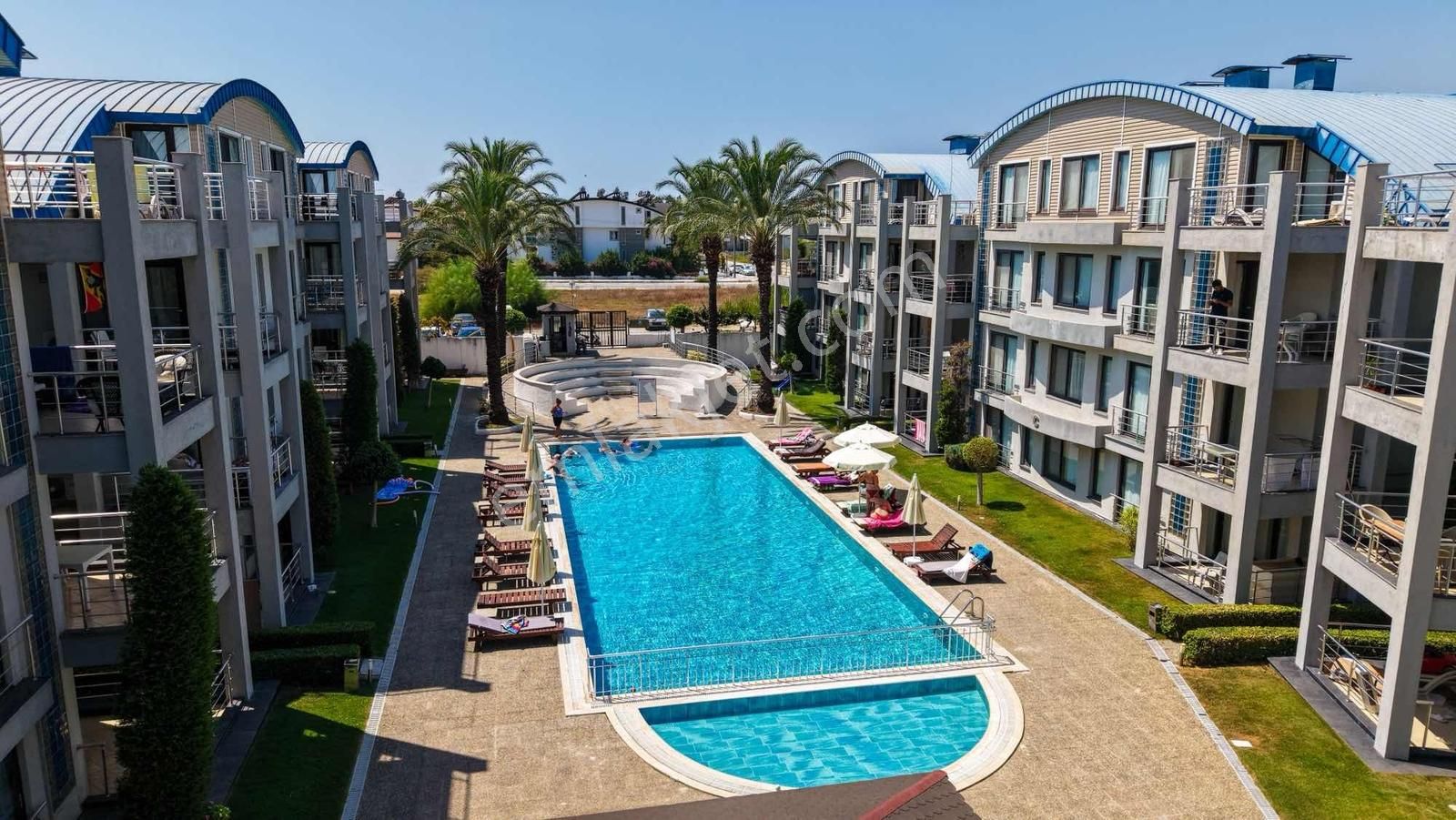 Manavgat Side'de Site İçinde 2+1 Dubleks Daire Havuz Sauna Hamam