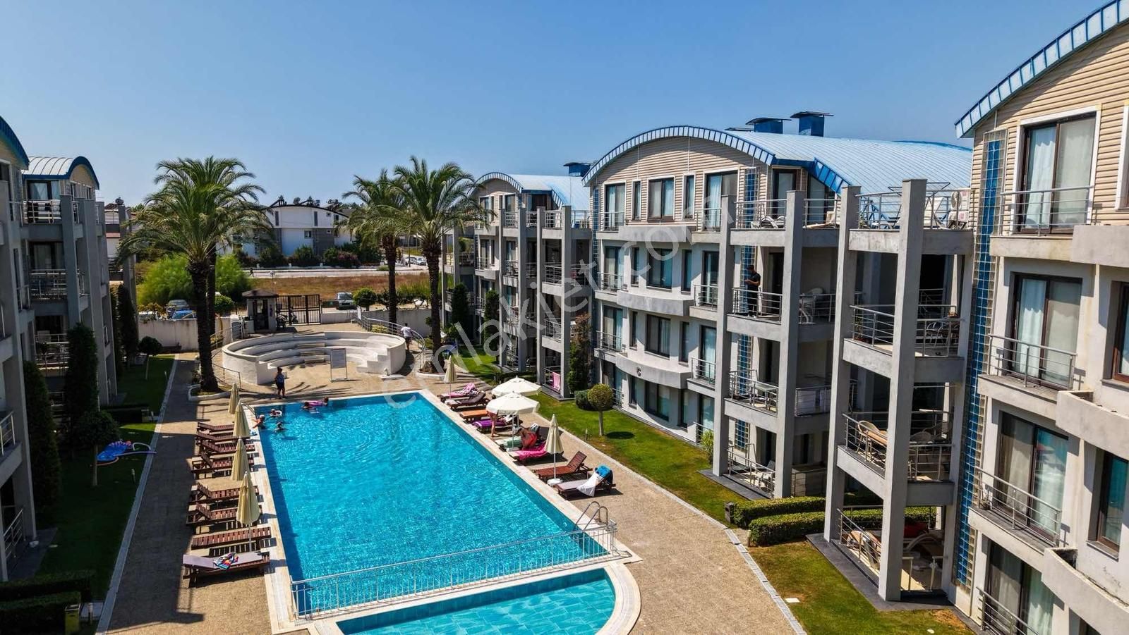 Manavgat Side'de Site İçinde 2+1 Dubleks Daire Havuz Sauna Hamam - Görsel 3