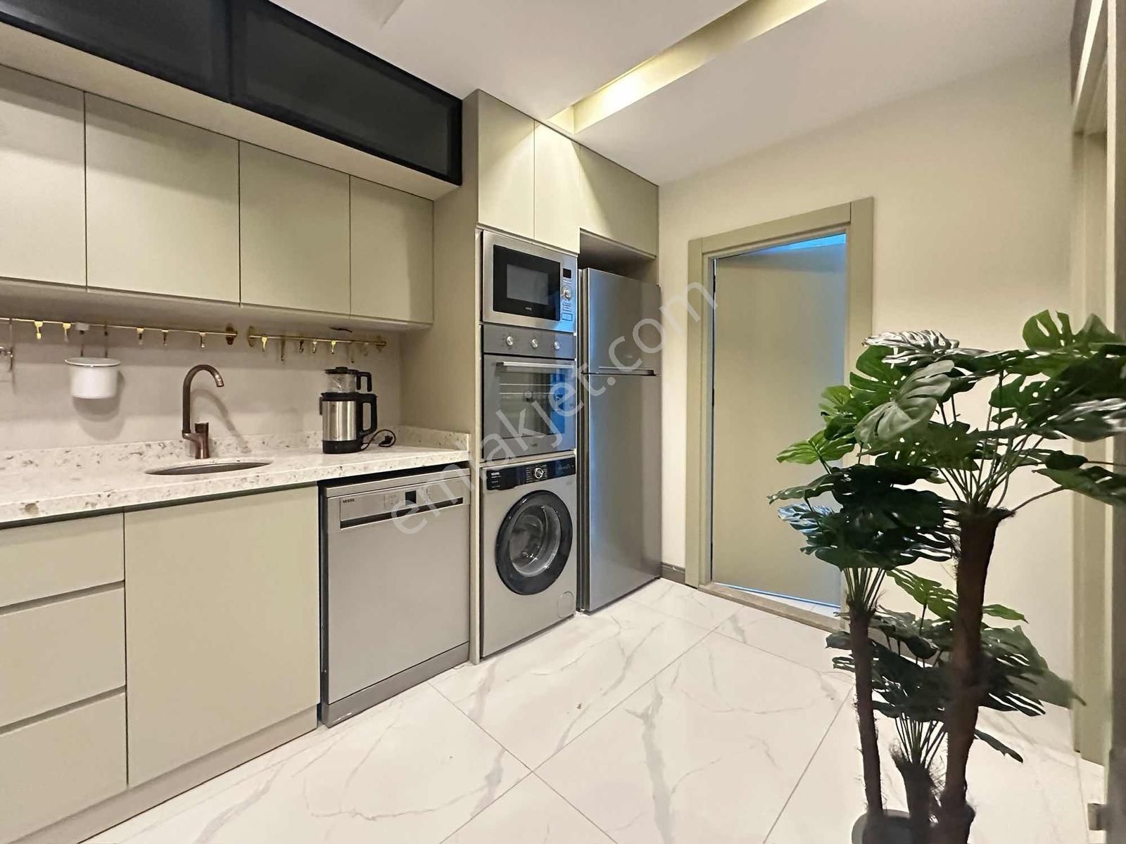 Sarılarda 1+1 Akıllı Rezidans Dairesi/havuz/hamam/sauna/fitness - Görsel 9