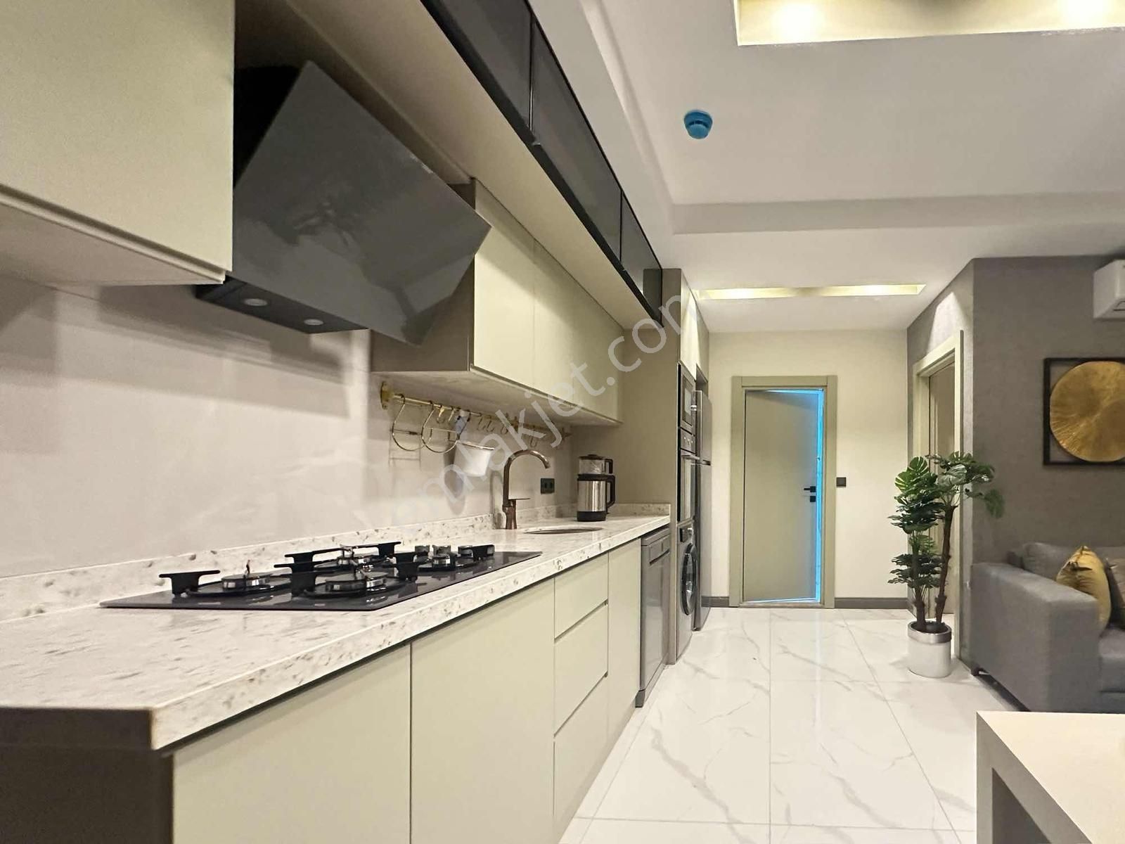 Sarılarda 1+1 Akıllı Rezidans Dairesi/havuz/hamam/sauna/fitness - Görsel 13