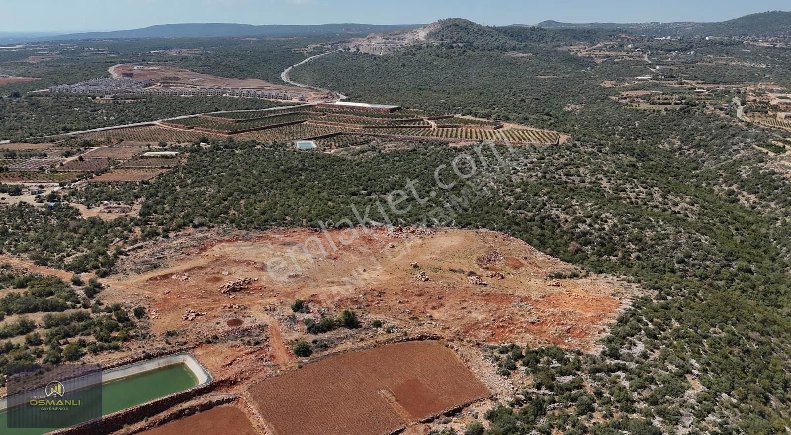 Kumkuyu Çanakcıda Satılık 32,500m2 İmar Sınırında Tarla - Görsel 3