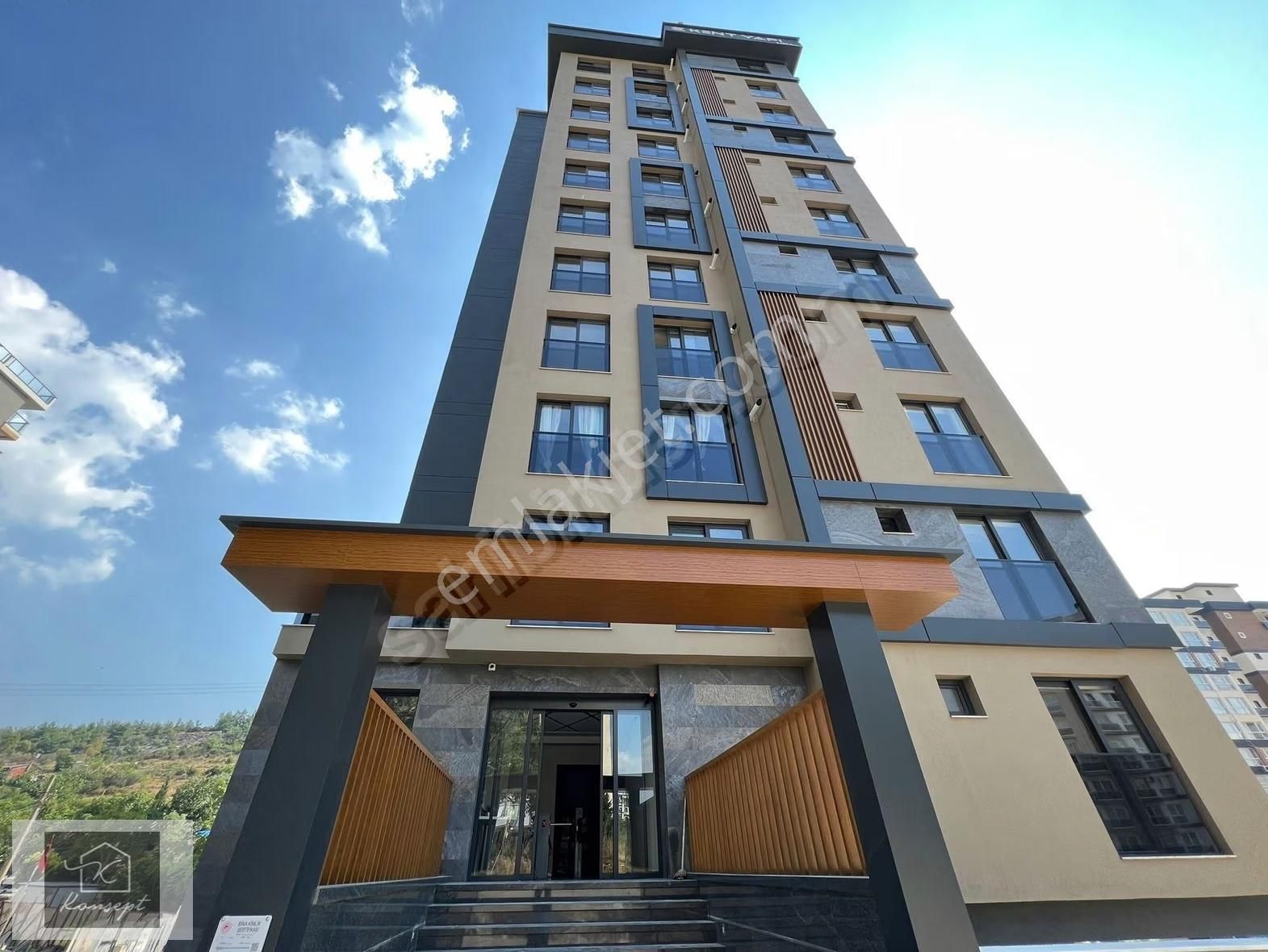 Konsept'den Arakat-asansörlü-eşyalı 1+1 Kiralık Daire