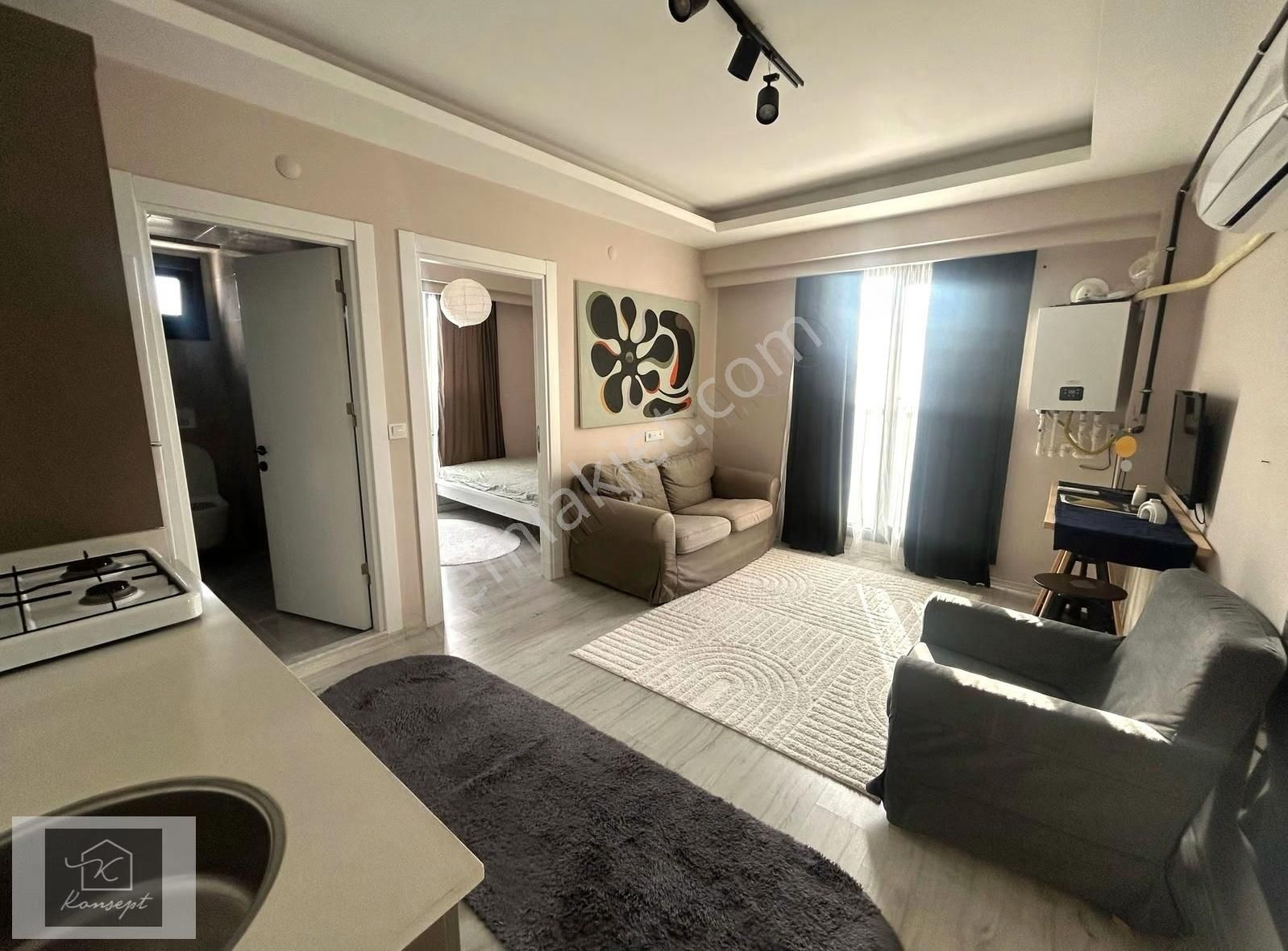 Konsept'den Arakat-asansörlü-eşyalı 1+1 Kiralık Daire - Görsel 7