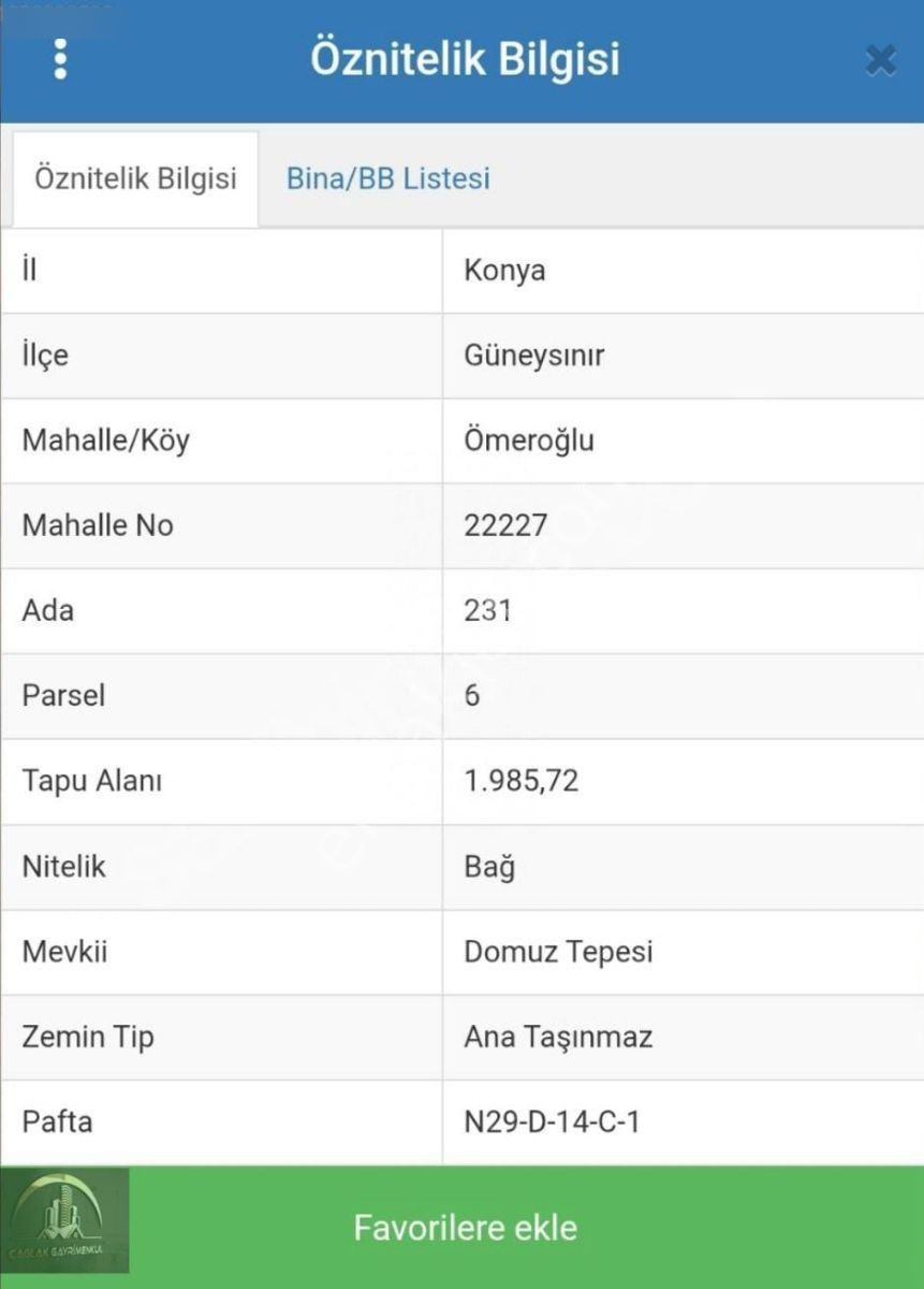 Çağlak Gayrimenkul Den Satılık Tarla - Görsel 2
