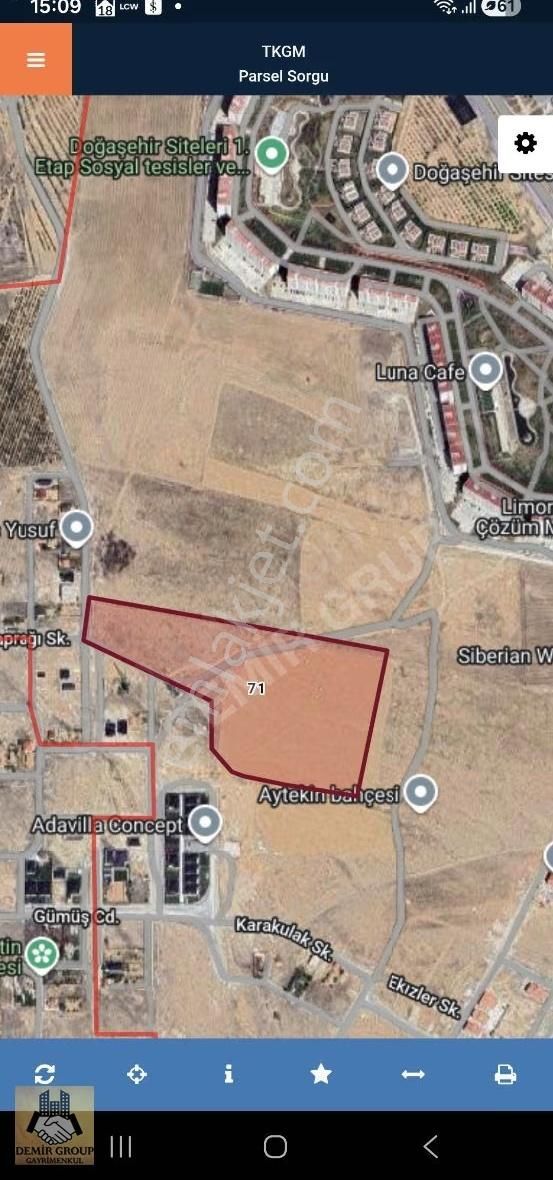 Demir Grup'tan Beyhekim Mh Doğaşehir Arkasında 543 M2 Hisse - Görsel 4