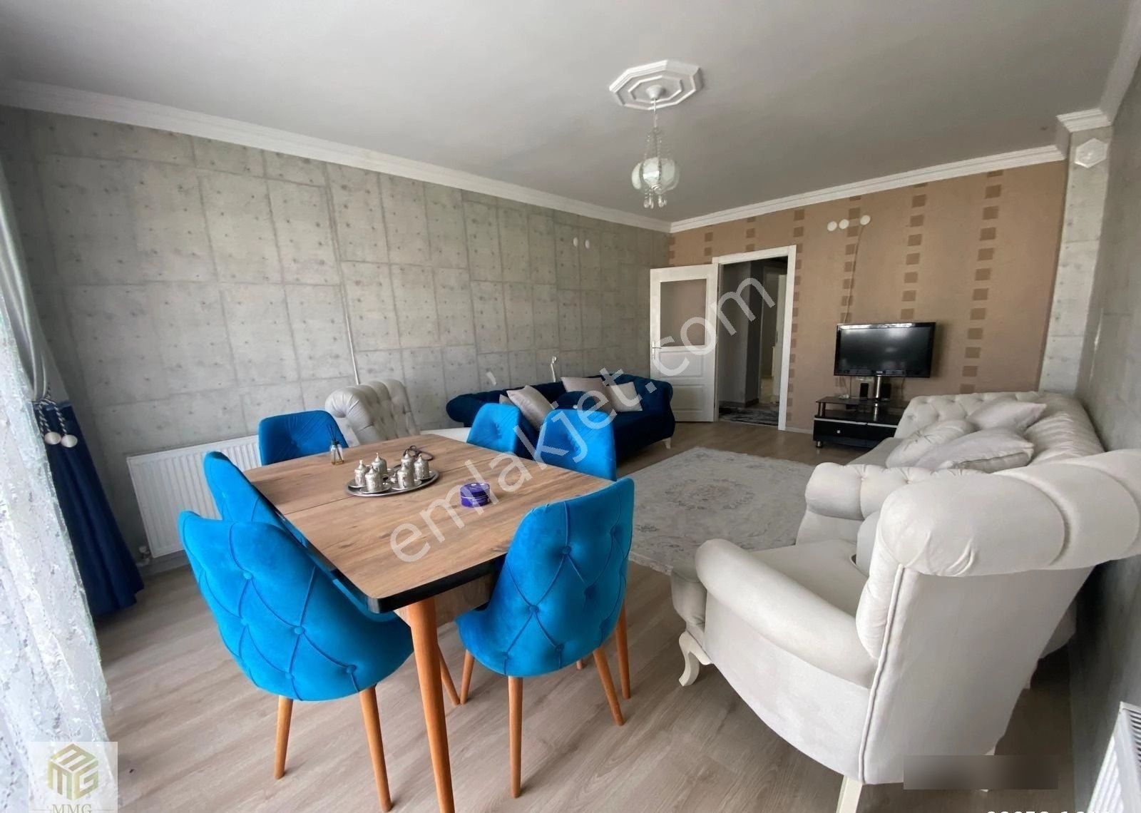 Mmg'den Menderes Mah.'de 3+1 3. Son Katta Full Yapılı Kiralık - Görsel 18