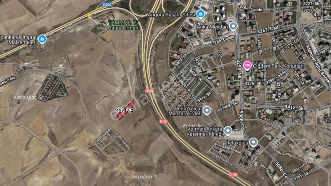 Cb Premıum'dan Yaşamkent Bitişiği Yatırımlık Ticari Arsa