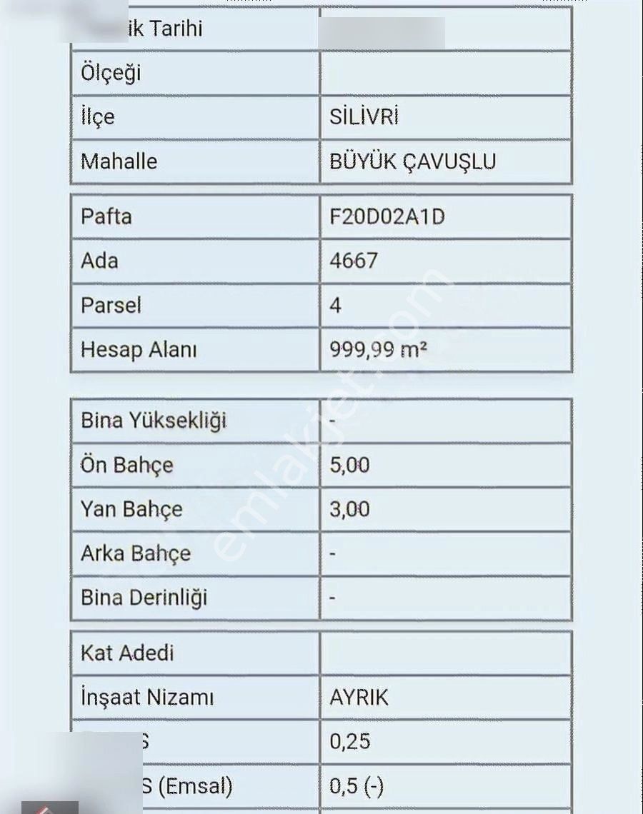 Silivri Büyükçavuşlu'da 1000 M2 Caddeye Cepheli Satılık Arsa - Görsel 8