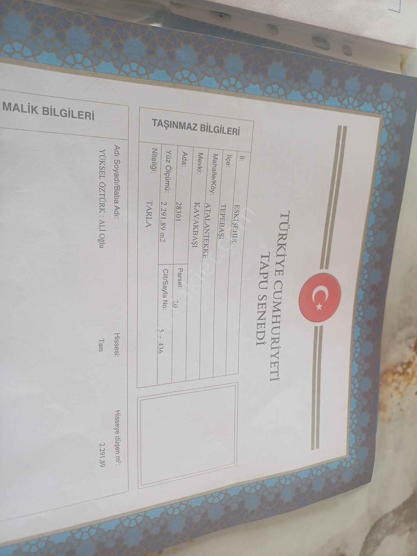 Acil Satılık 2 Adet Tarla - Görsel 2