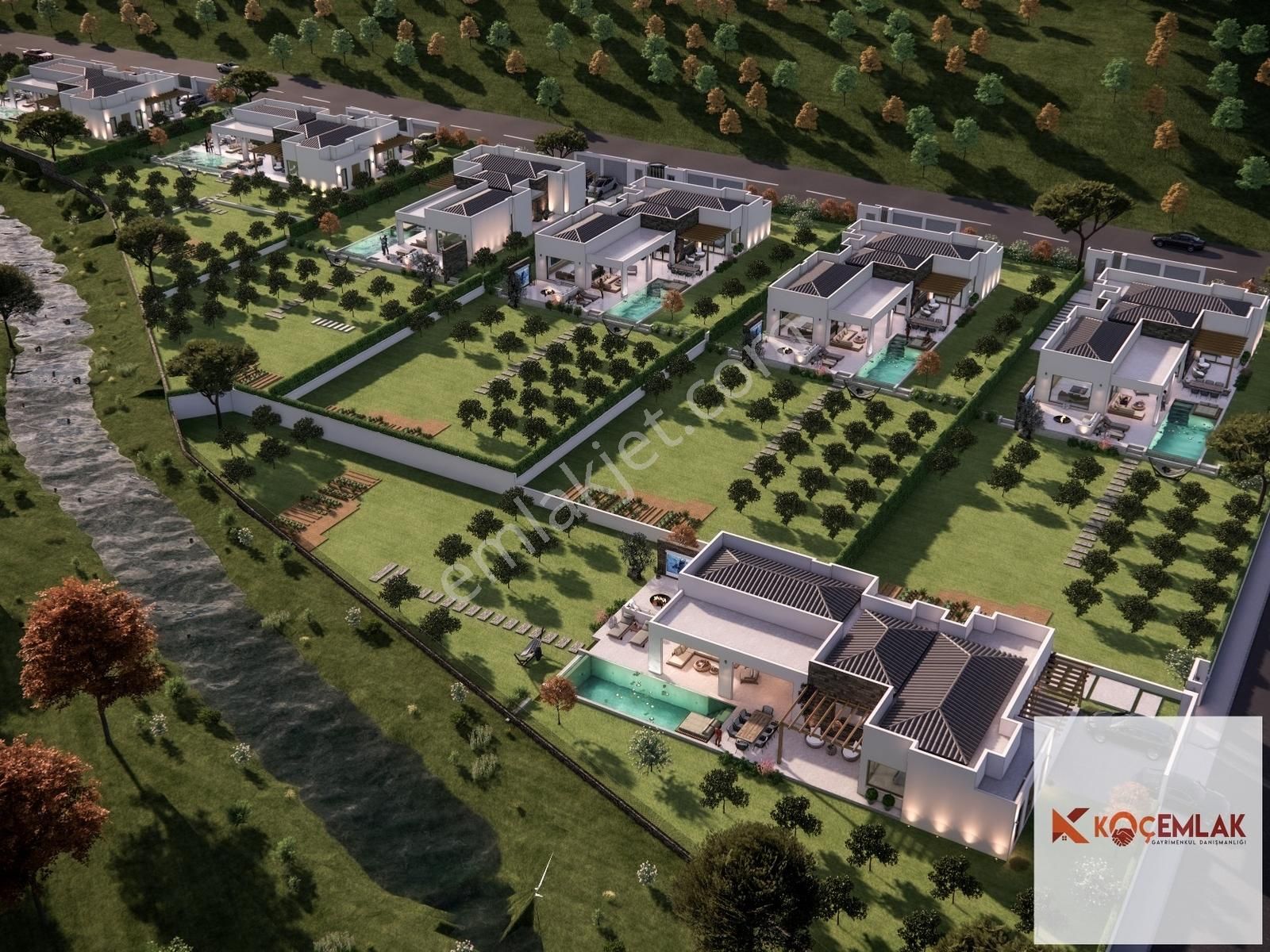 Kuşadasında Lüks Tek Katlı 5+2 Satılık Müstakil Villa - Görsel 12