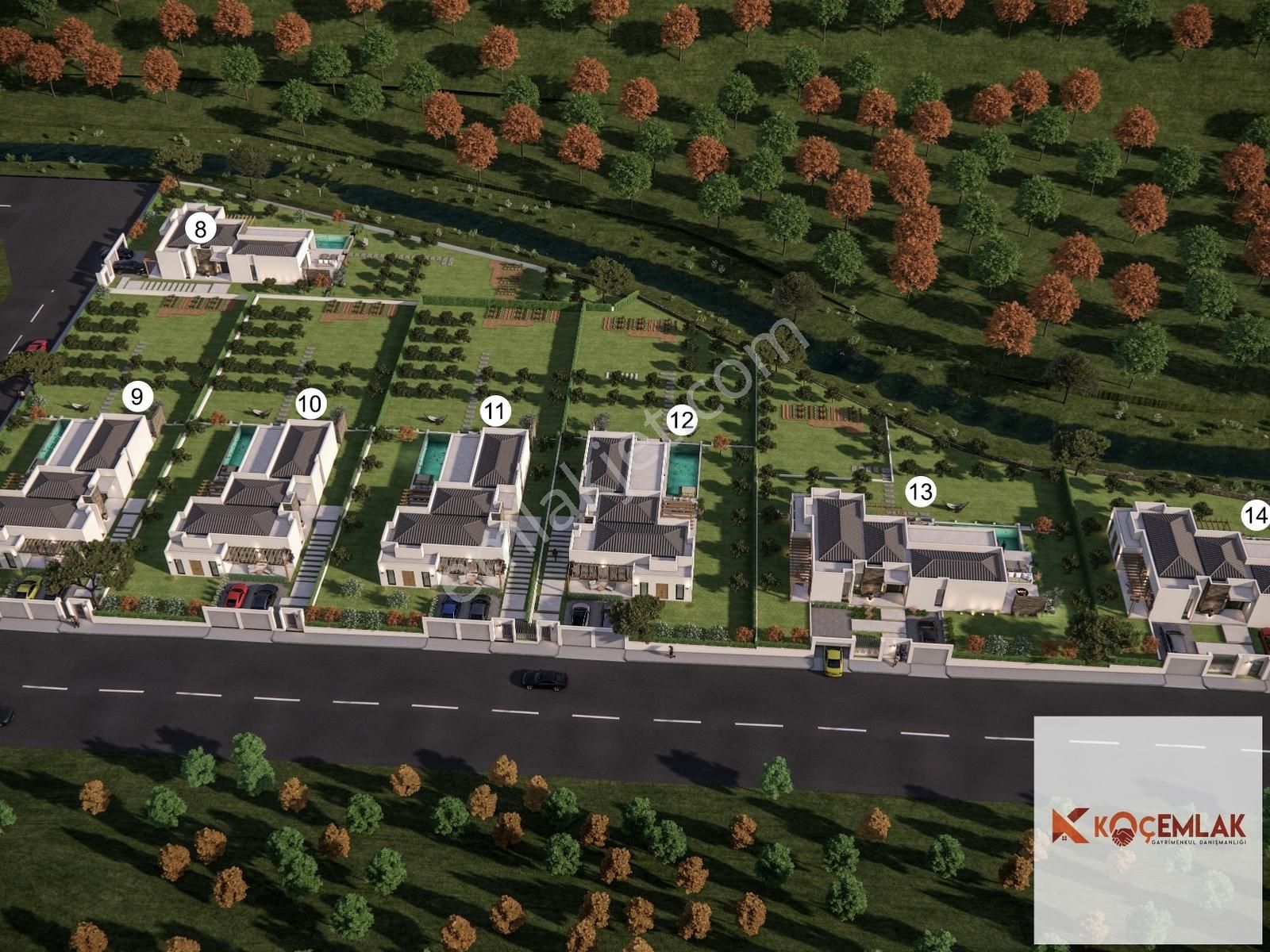 Kuşadasında Lüks Tek Katlı 5+2 Satılık Müstakil Villa