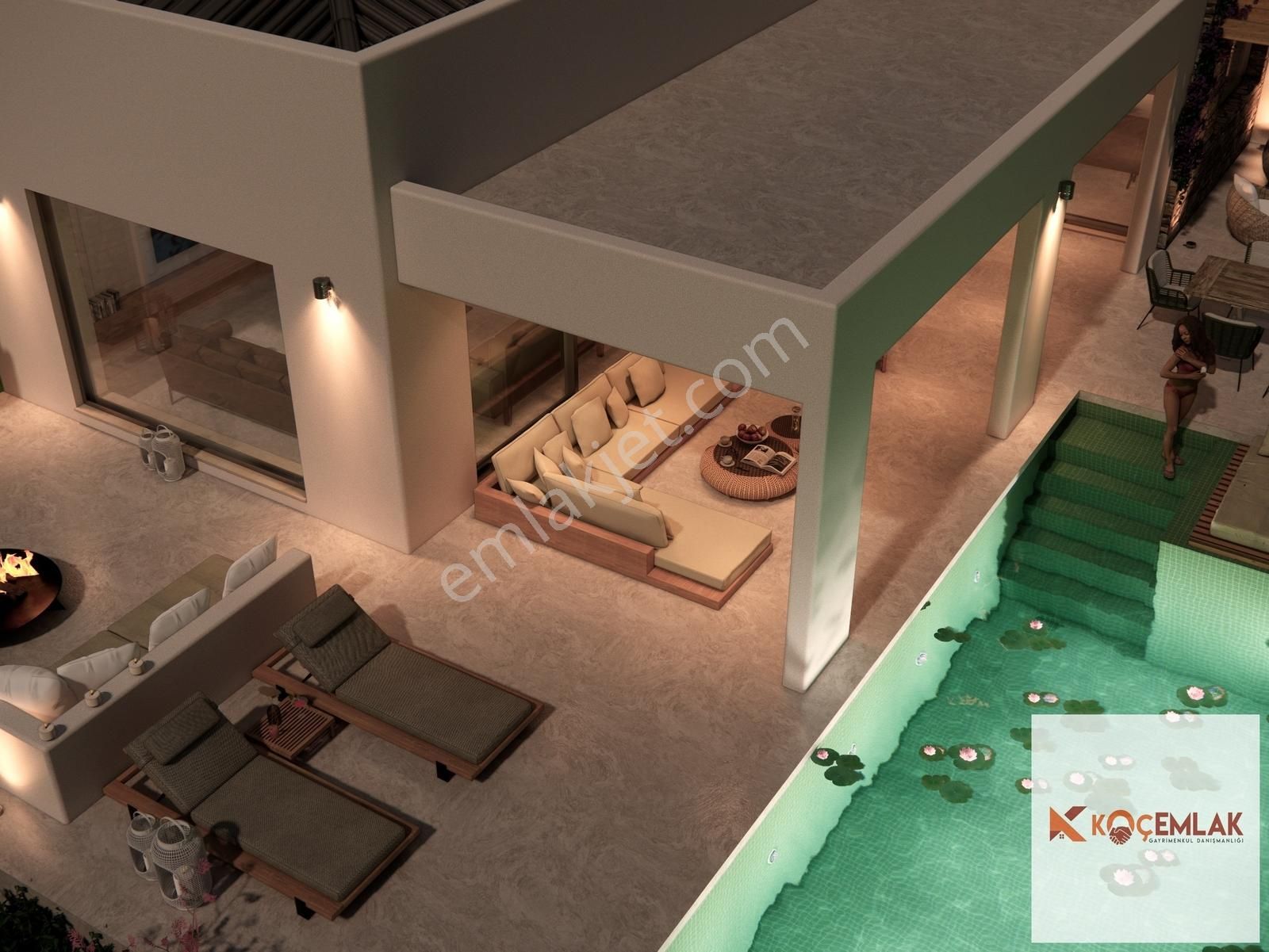 Kuşadasında Lüks Tek Katlı 5+2 Satılık Müstakil Villa - Görsel 16