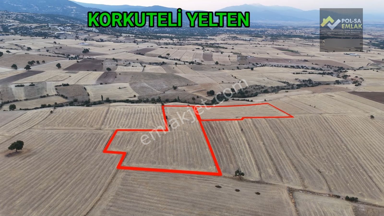 Korkuteli Yelten'de Satılık 2 Adet Tarla - Görsel 2