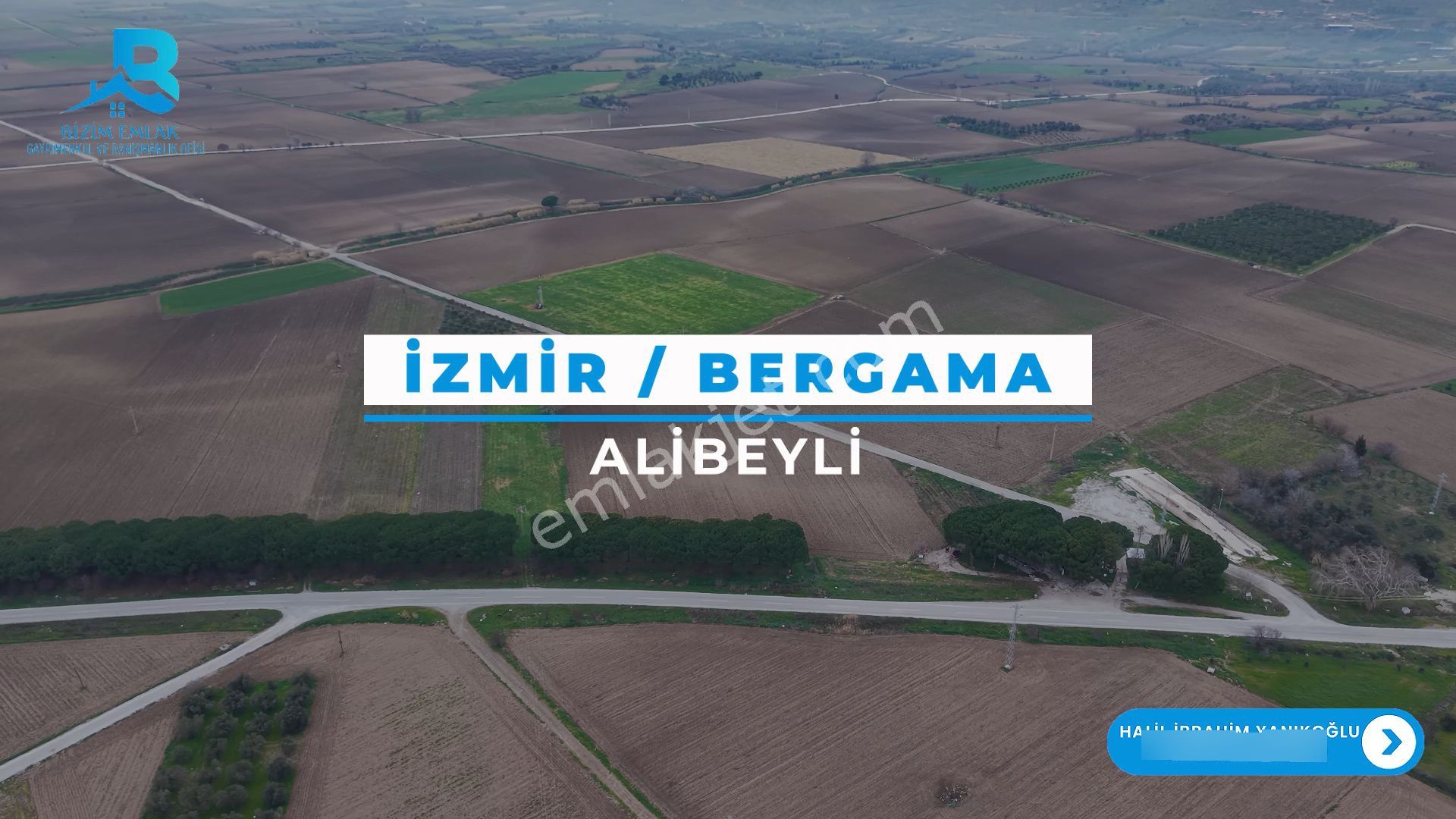 Bergama Alibeyli Mah Göçbeyli Bergama Anayola Sıfır Fırsat Tarla - Görsel 20