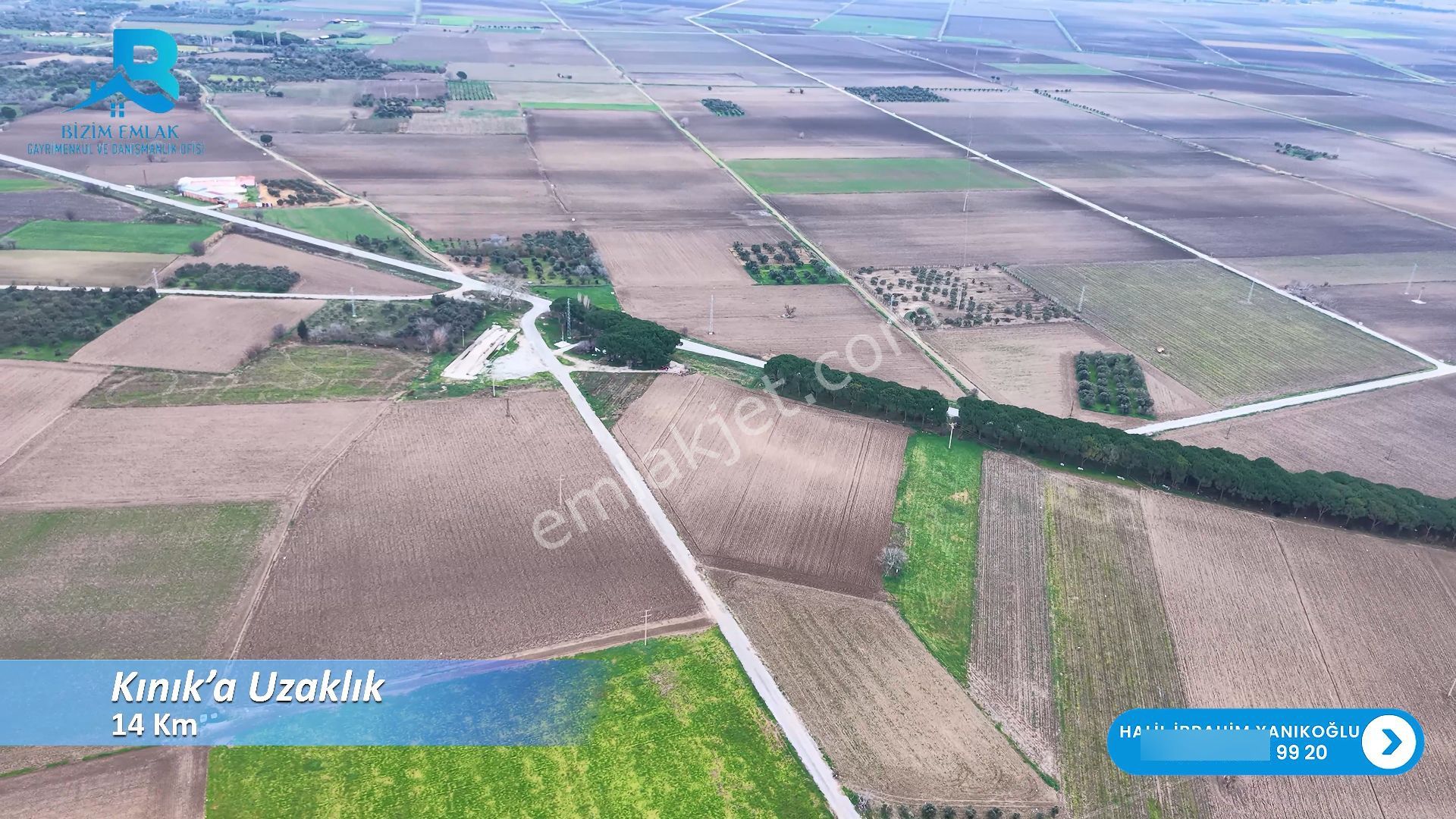 Bergama Alibeyli Mah Göçbeyli Bergama Anayola Sıfır Fırsat Tarla - Görsel 8