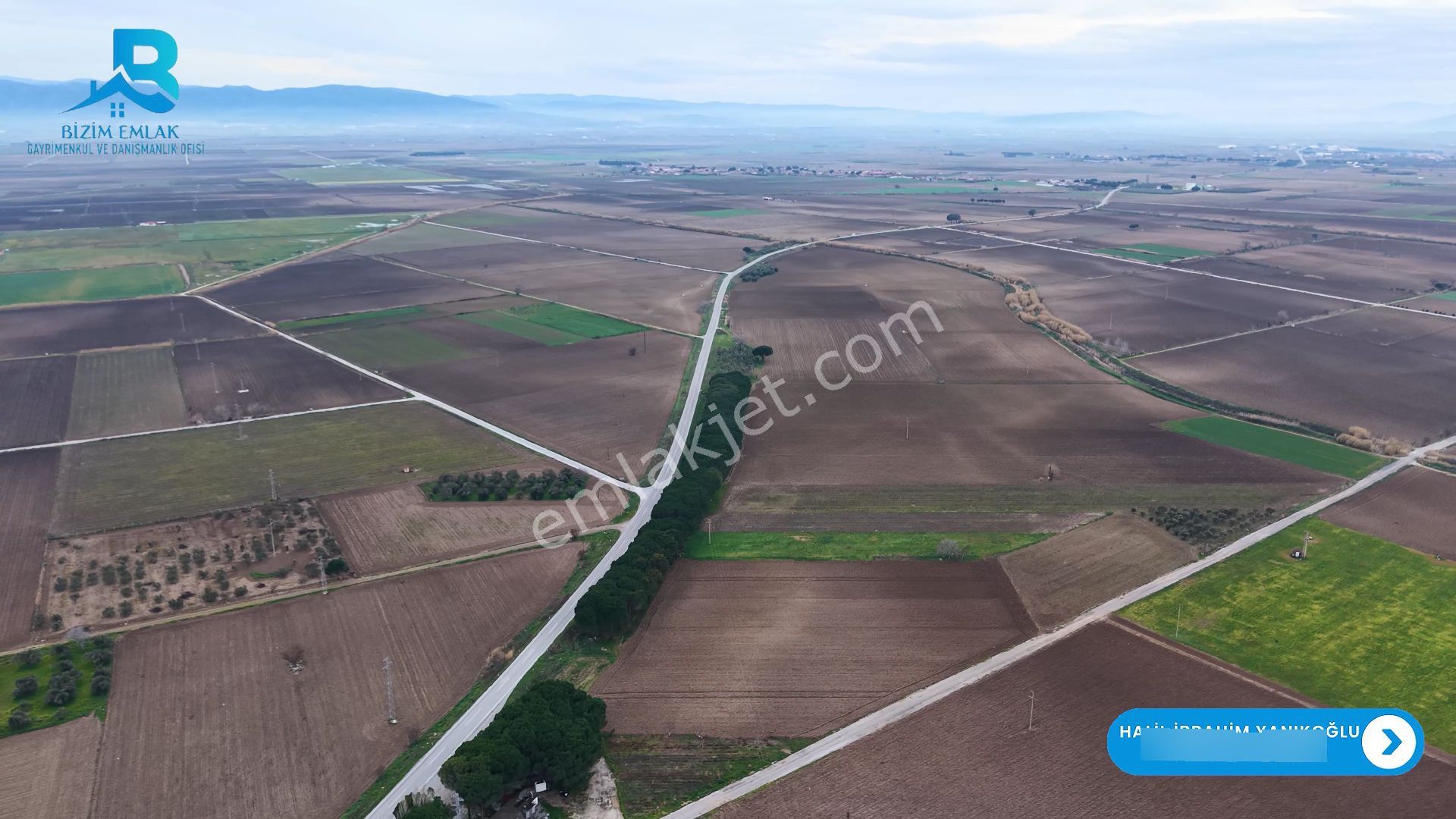 Bergama Alibeyli Mah Göçbeyli Bergama Anayola Sıfır Fırsat Tarla - Görsel 6