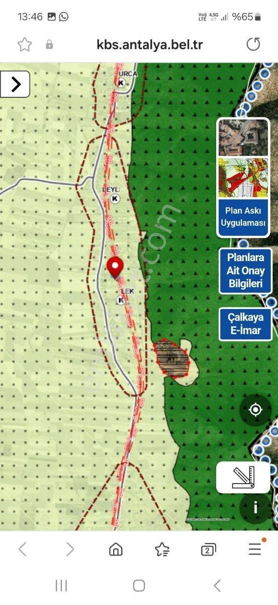 Korkuteli Leylek De Satılık 922m2 Köy İçi Bahçe - Görsel 3