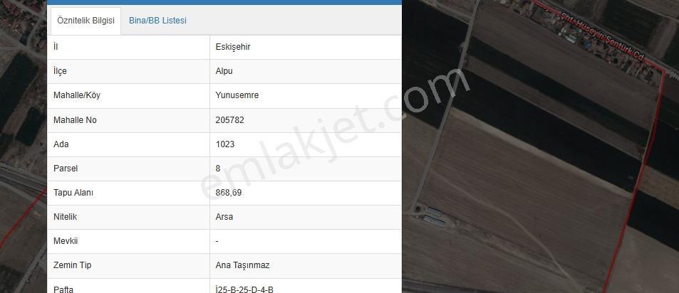 Alpu Yunusemre'de 0,70 Emsalli 2 Villalık Arsa - Görsel 2