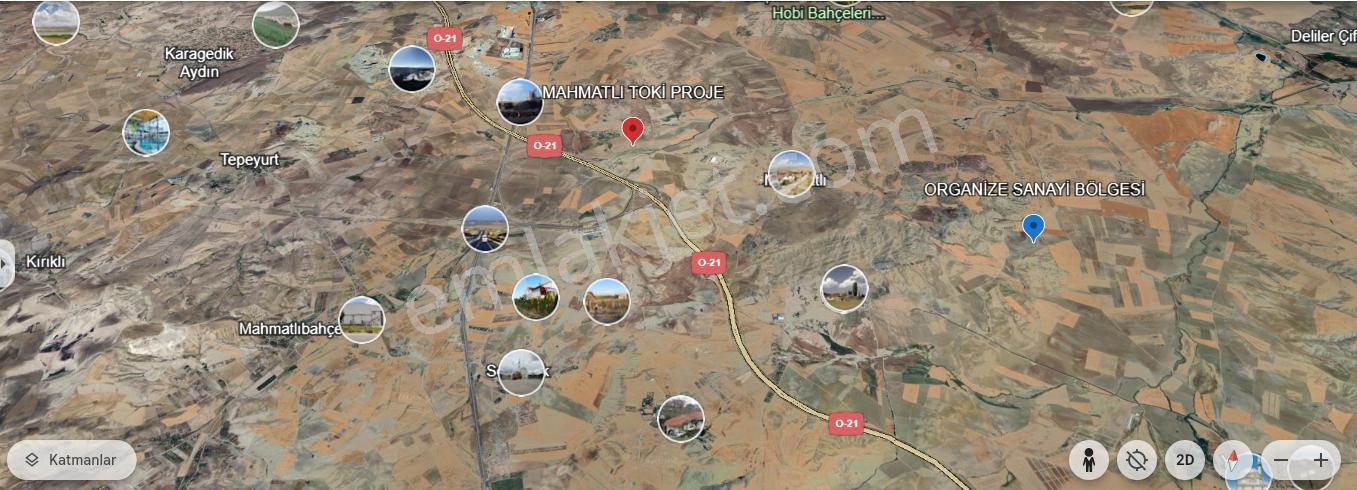Gölbaşı Mahmatlı Mah 12,550 M2 Tek Tapu Yatırımlık Arazi - Görsel 4