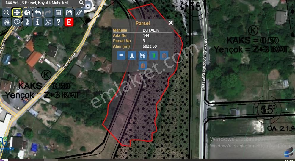 Arnavutköy Boyalıkta Satılık Arsa , 786 M2 Merkezde Yolu Var İmarlı - Görsel 6