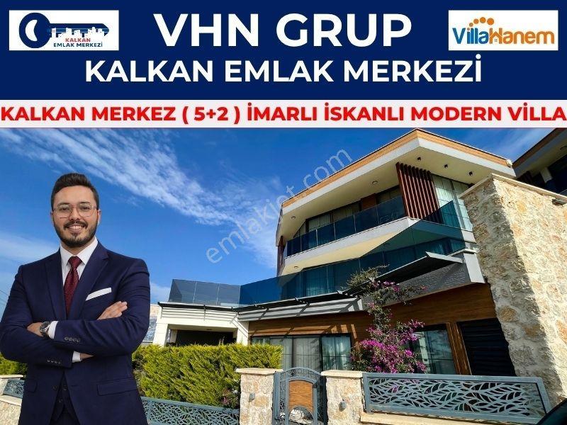 Kalkan Merkezde (5+2) İmarlı İskanlı Villa