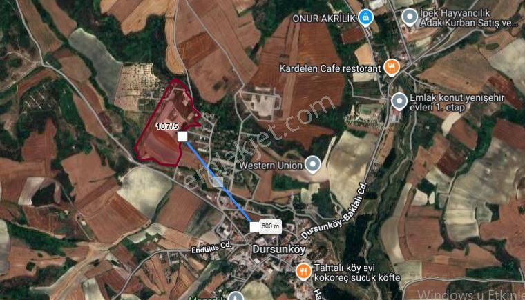 Arnavutköy Dursunköyde Satılık Arsa , 387 M2 Hisseli Yolu Var Evlerin Yakını - Görsel 5