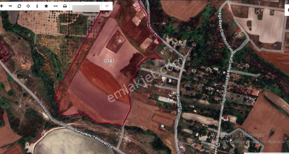 Arnavutköy Dursunköyde Satılık Arsa , 387 M2 Hisseli Yolu Var Evlerin Yakını