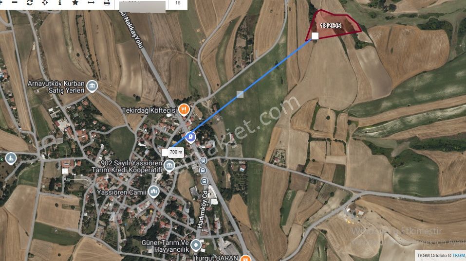 Arnavutköy Yassıörende Satılık Arsa , 488 M2 Hisseli İmarlı - Görsel 5