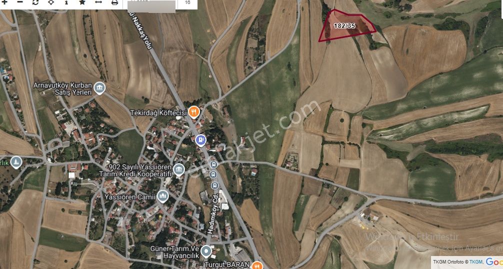 Arnavutköy Yassıörende Satılık Arsa , 488 M2 Hisseli İmarlı - Görsel 6