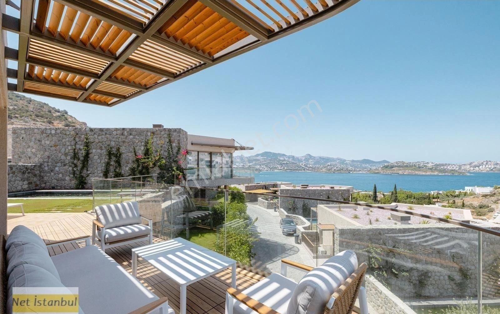 The One Yalıkvak Da Deniz Manzaralı Kiralık Lüks Villa - Görsel 16