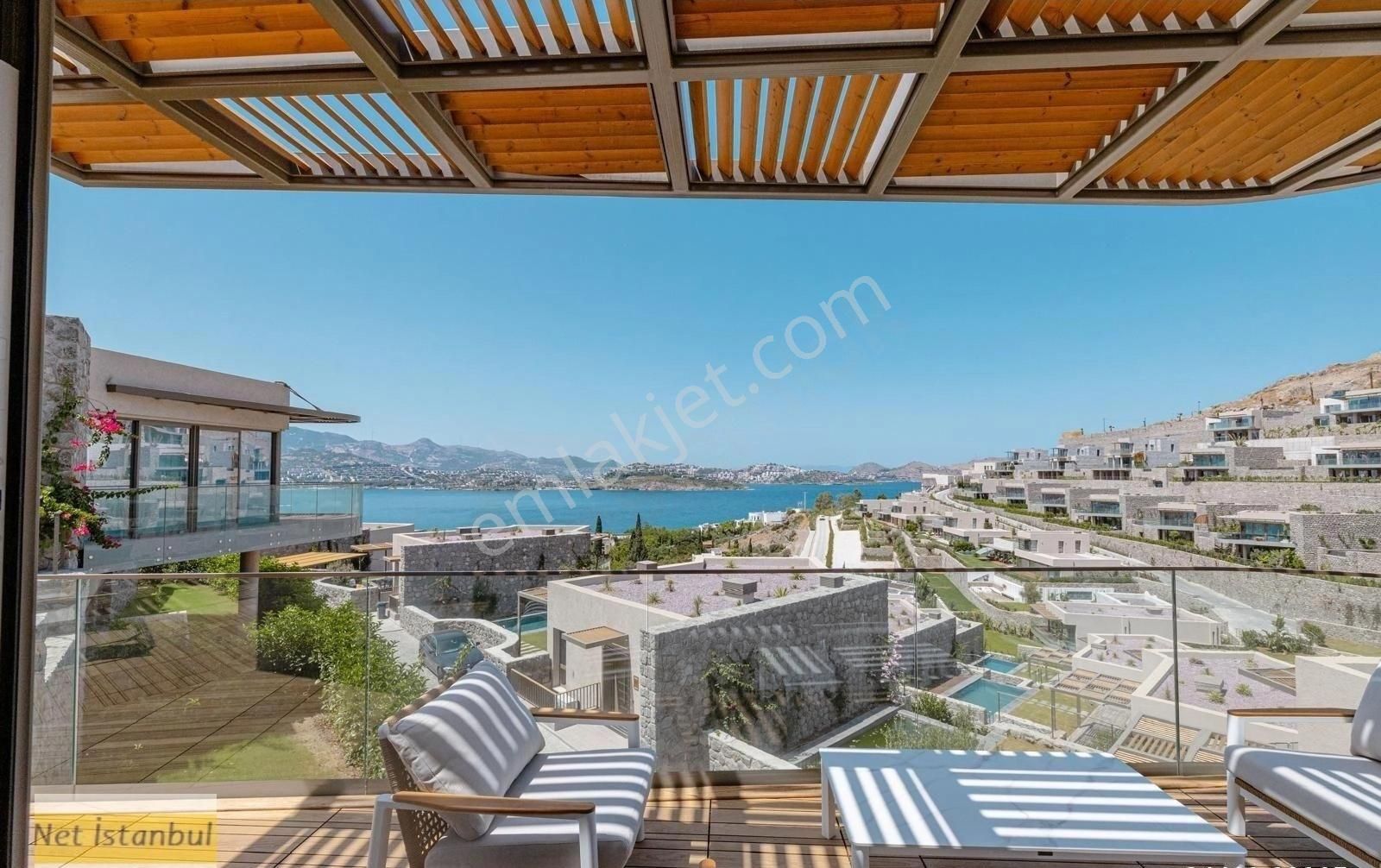 The One Yalıkvak Da Deniz Manzaralı Kiralık Lüks Villa - Görsel 34