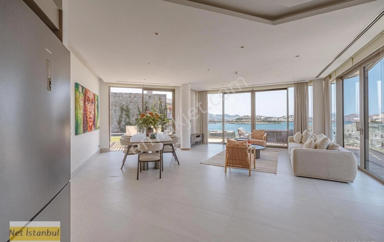 The One Yalıkvak Da Deniz Manzaralı Kiralık Lüks Villa - Görsel 23