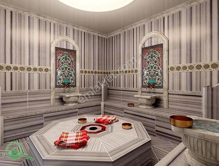 Pendik Yenişehir'de Eşyalı Havuz Manzaralı Kiralık 1+1 Daire - Görsel 16