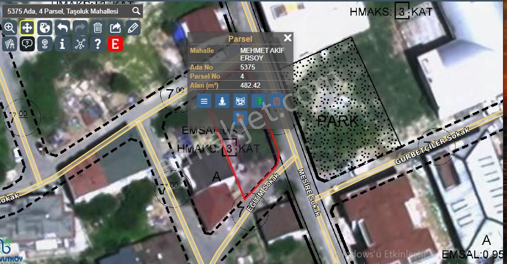 Arnavutköy Taşolukta Satılık Arsa , 483 M2 Müstakil Merkezde 3 Kat İmarlı - Görsel 7