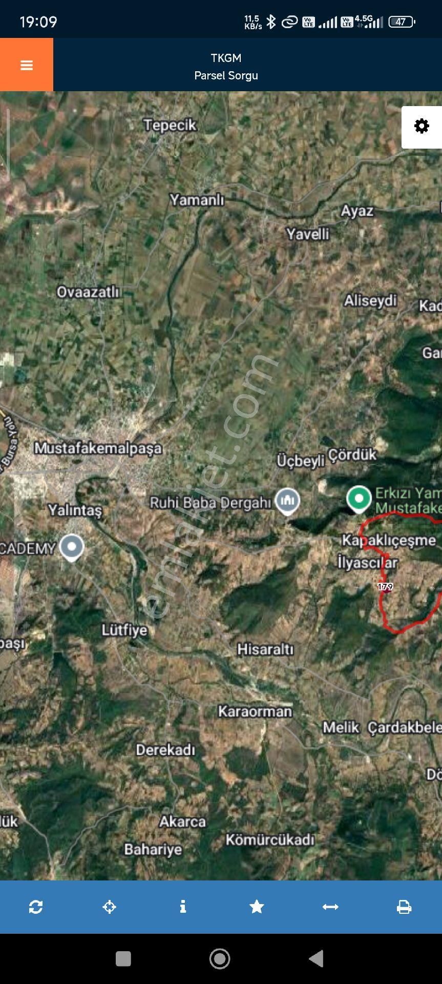 Bursa Mustafakemalpasada Satilik Tarla 28200 M2 Degerinin Altinda - Görsel 8