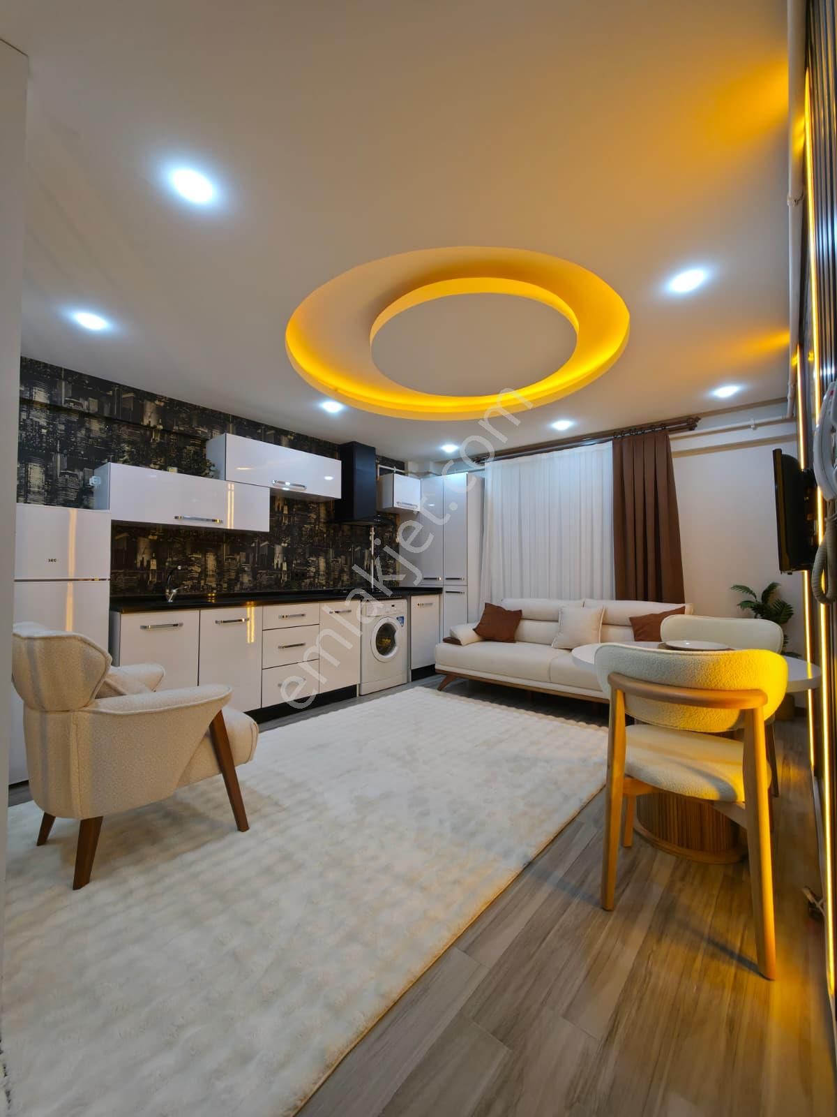 Lüx Eşyalı Geniş Kullanışlı Yatırımlık 1+1 Apart - Görsel 11