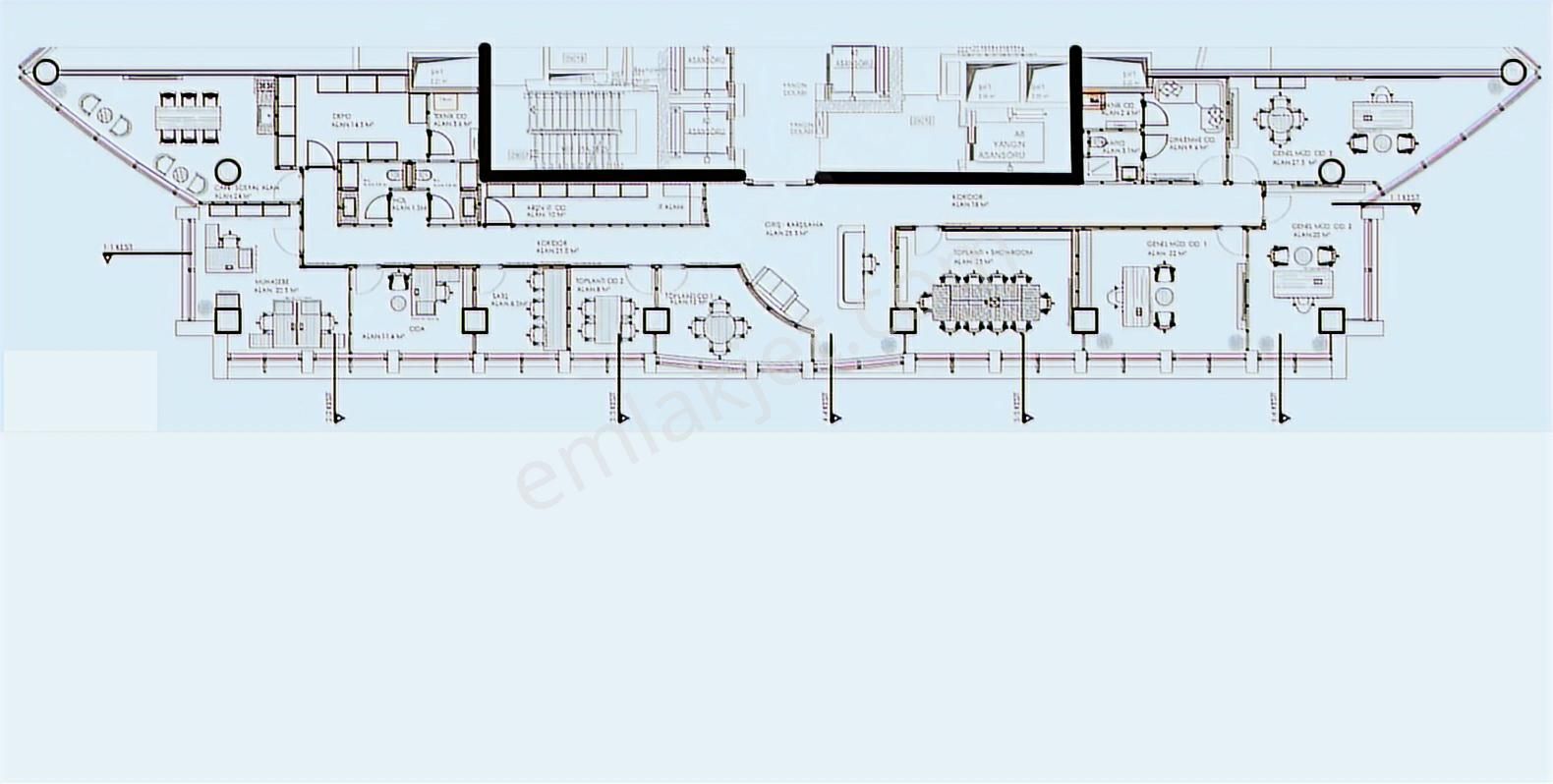 Remax'tan Full Dekorasyonlu Bomonti Business Center'da 223 M2 Ofis - Görsel 6