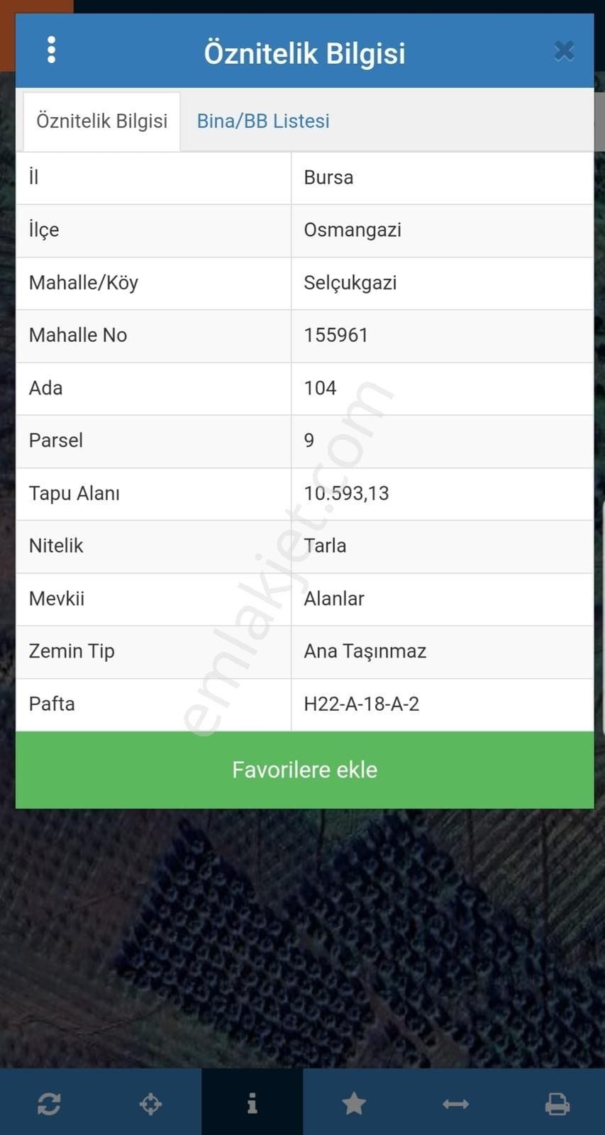 Bursa Osmangazi Selçukgazi 'de İmara Ve Togg 'a Çok Yakın Tarla