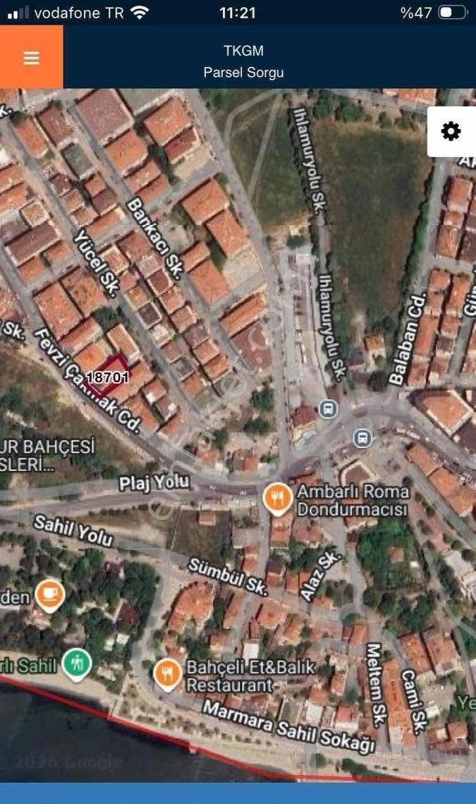 Ambarlı Merkez'de Kentsel Kapanmaz Denız Manzaralı - Görsel 2